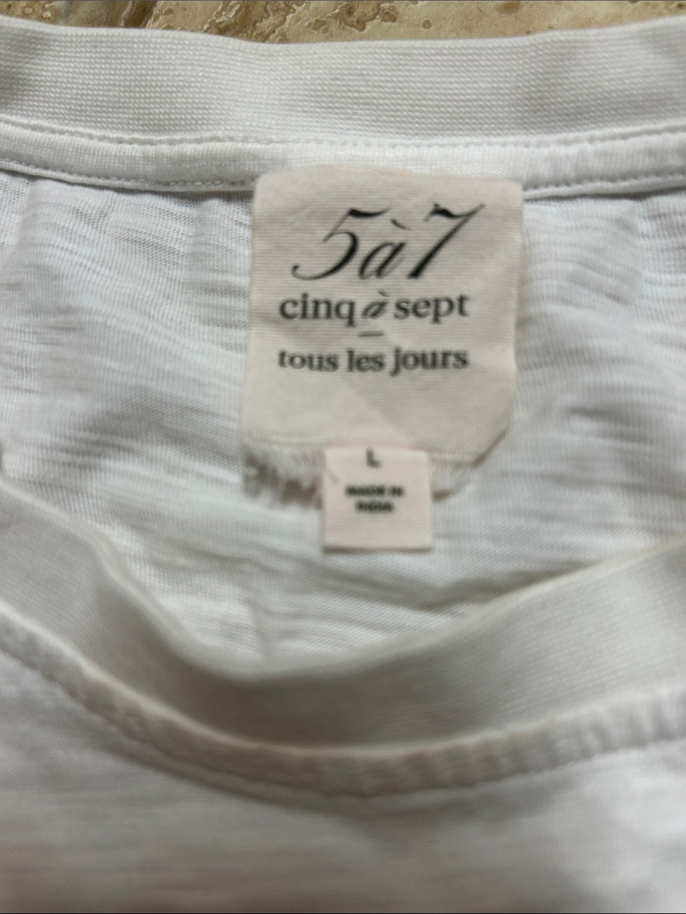 Cinq a Sept New York/Paris tee shirt - Picture 5 of 6